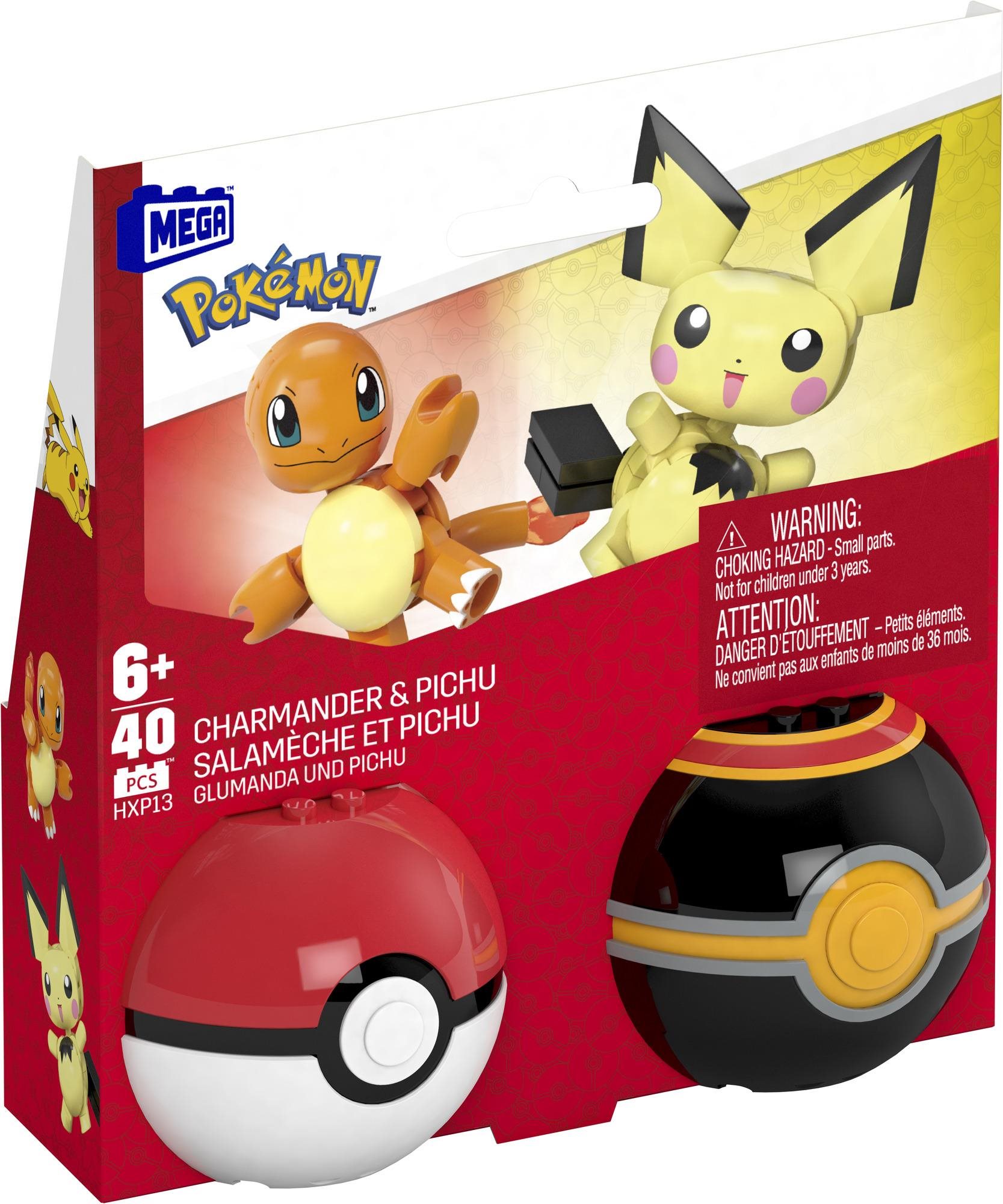 Building Set Mega Pokémon Pokéball - Charmander and Pichu ...