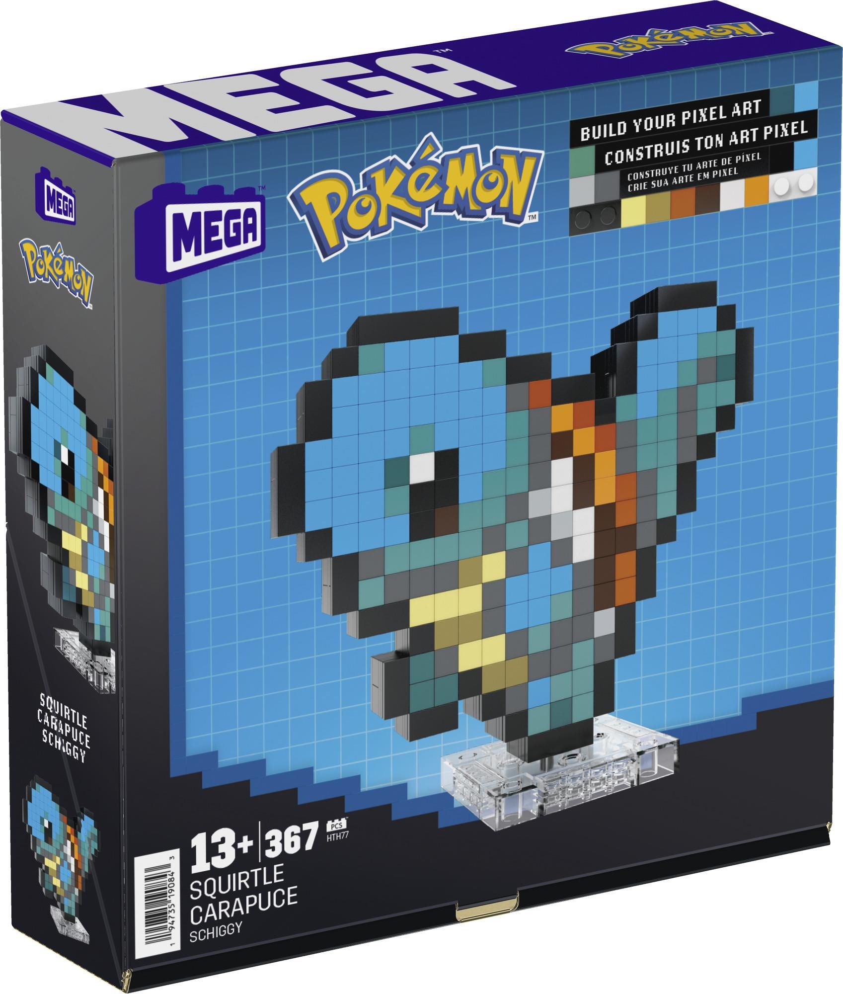 Building Set Mega Pokémon Pixel Art - Squirtle ...
