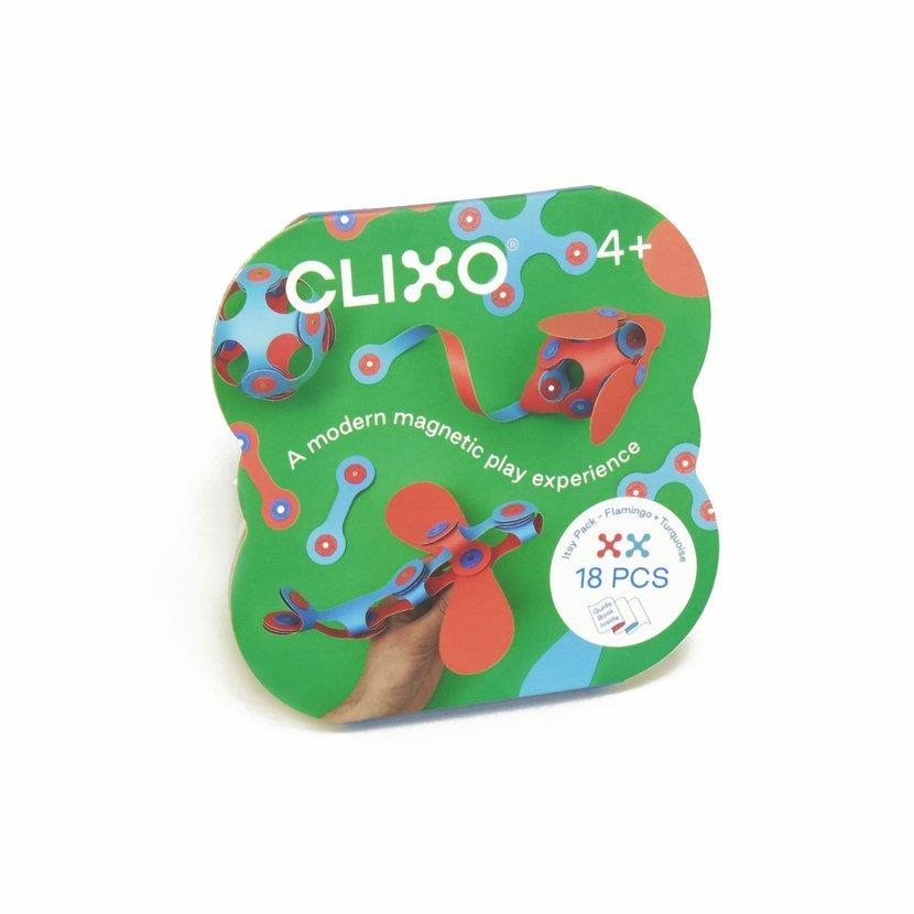 Building Set CLIXO Itsy Flamingo & Turquoise ...