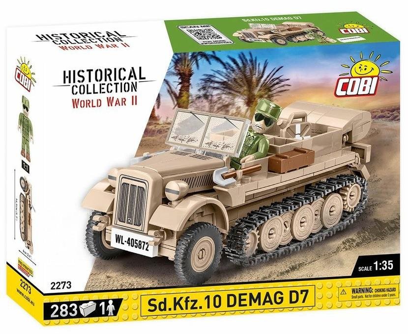 Building Set Cobi 2273 II WW Sd. Kfz. 10 DEMAG 1:35 ...