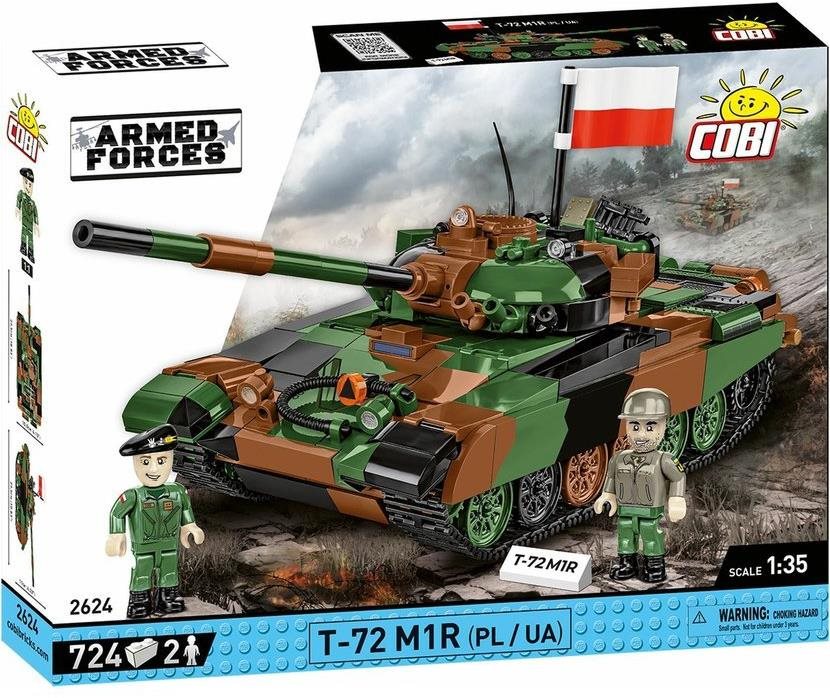 Building Set Cobi 2624 Armed Forces T-72 M1R (PL/UA) 1:35 ...