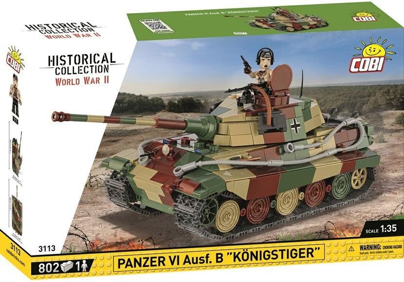 Building Set Cobi 3113 WWII Panzer VI Ausf. B Königstiger 1:35 ...