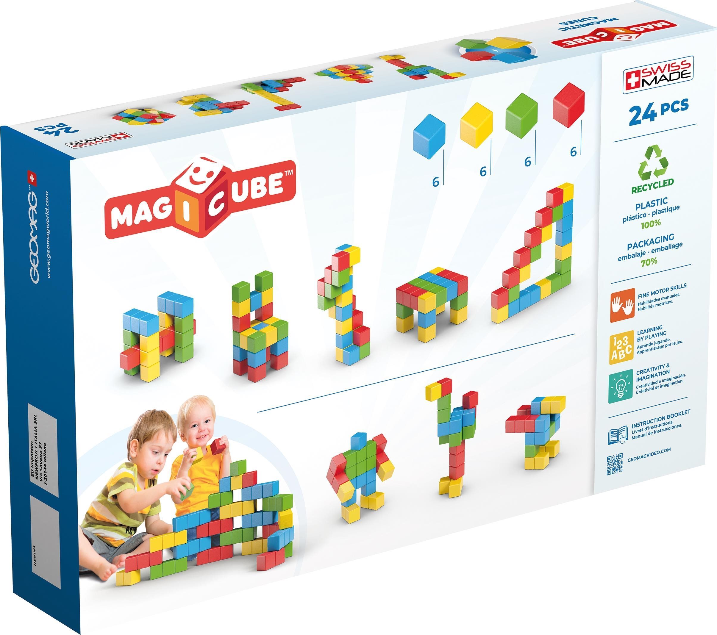 Building Set Geomag - Magicube Try Me 24 pcs Packaging/box