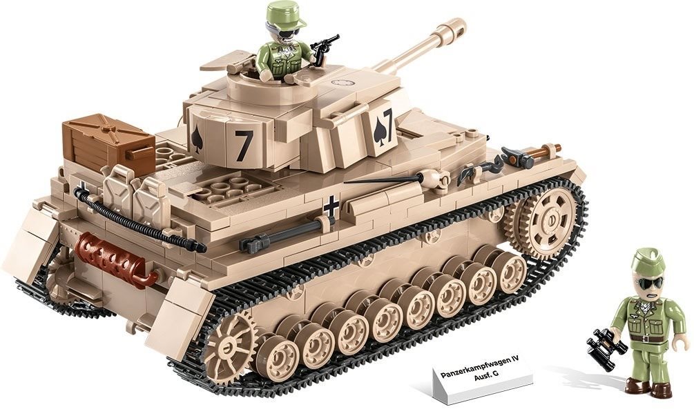 Stavebnica Cobi tank Panzer IV Ausf G Zadná strana