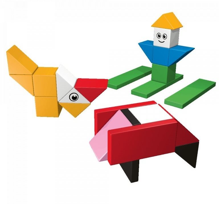 Building Set AINSTEIN Our Farm, Magnetic Kit Lateral view