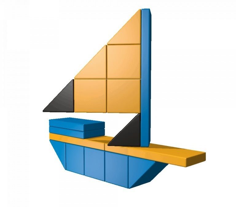 Building Set AINSTEIN Harbour World, Magnetic Kit Lateral view