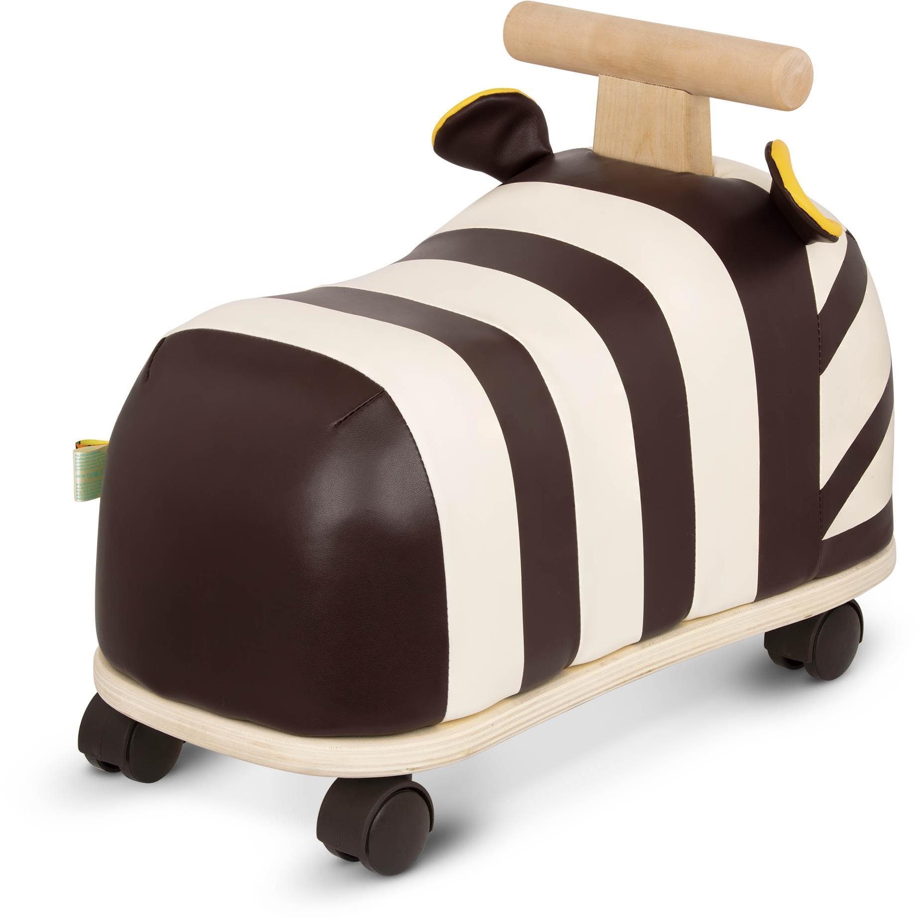 Odrážedlo B-Toys Odrážedlo dřevěné Zebra Boční pohled