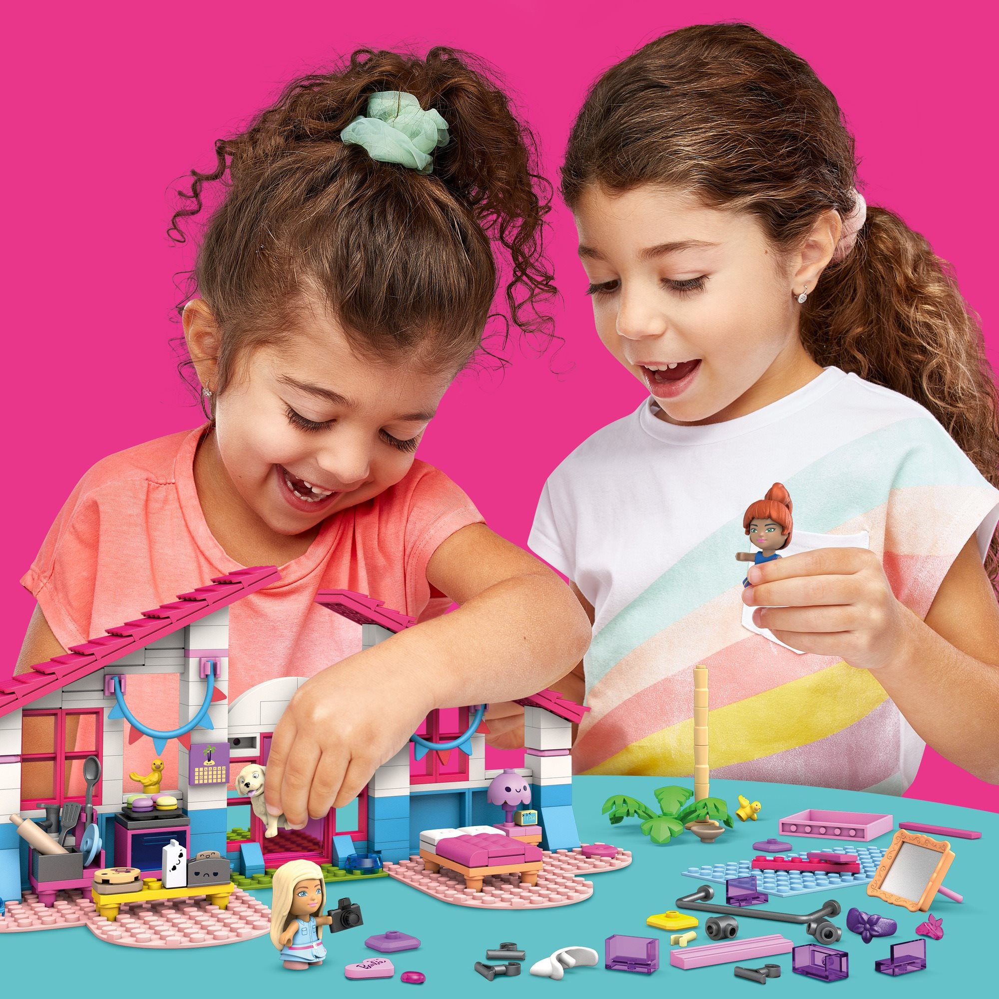 Building Set Mega Construx Barbie Dream House Dreamhouse ...
