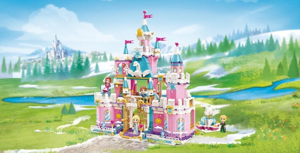 Building Set Qman Princess Leah 2616 Swan Castle Lifestyle