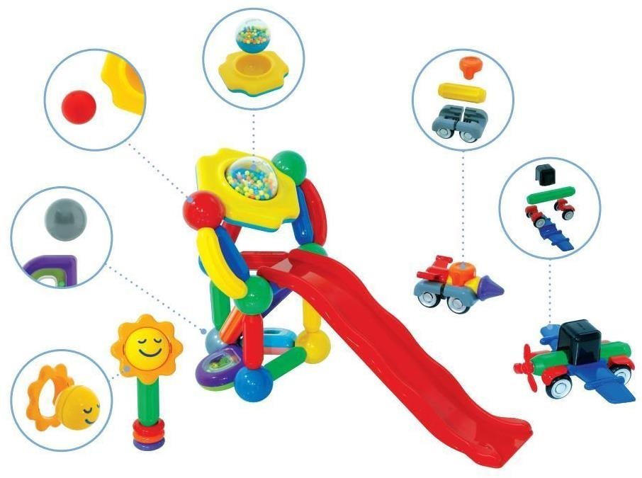 Building Set Magformers - Sticko-O Creator - 60 Features/technology
