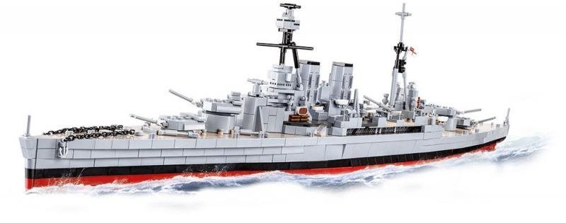Bausatz Cobi 4830 HMS Hood Seitlicher Anblick