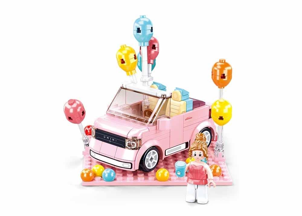 Building Set Sluban Mini Handcraft M38-B1086 MiniQ pink convertible ...