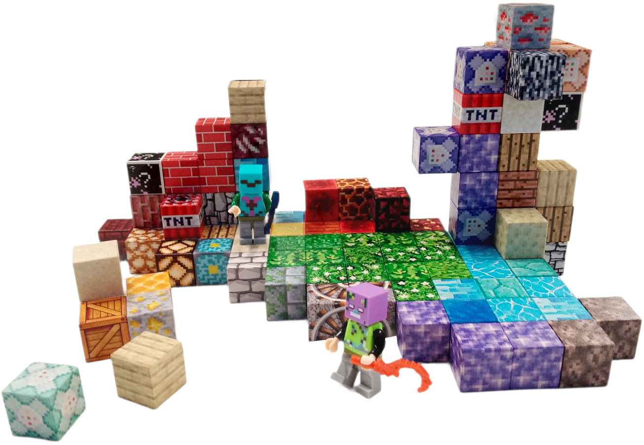 Building Set Toybit Magnetic building set Minecraft Special blocks 102 pcs ...