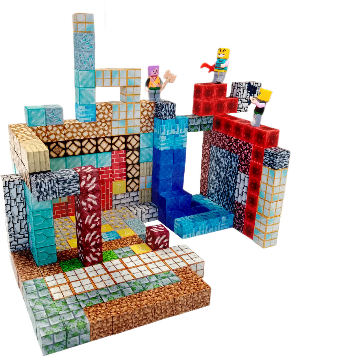 Building Set Toybit Magnetic building set Minecraft Special blocks 303 pcs ...