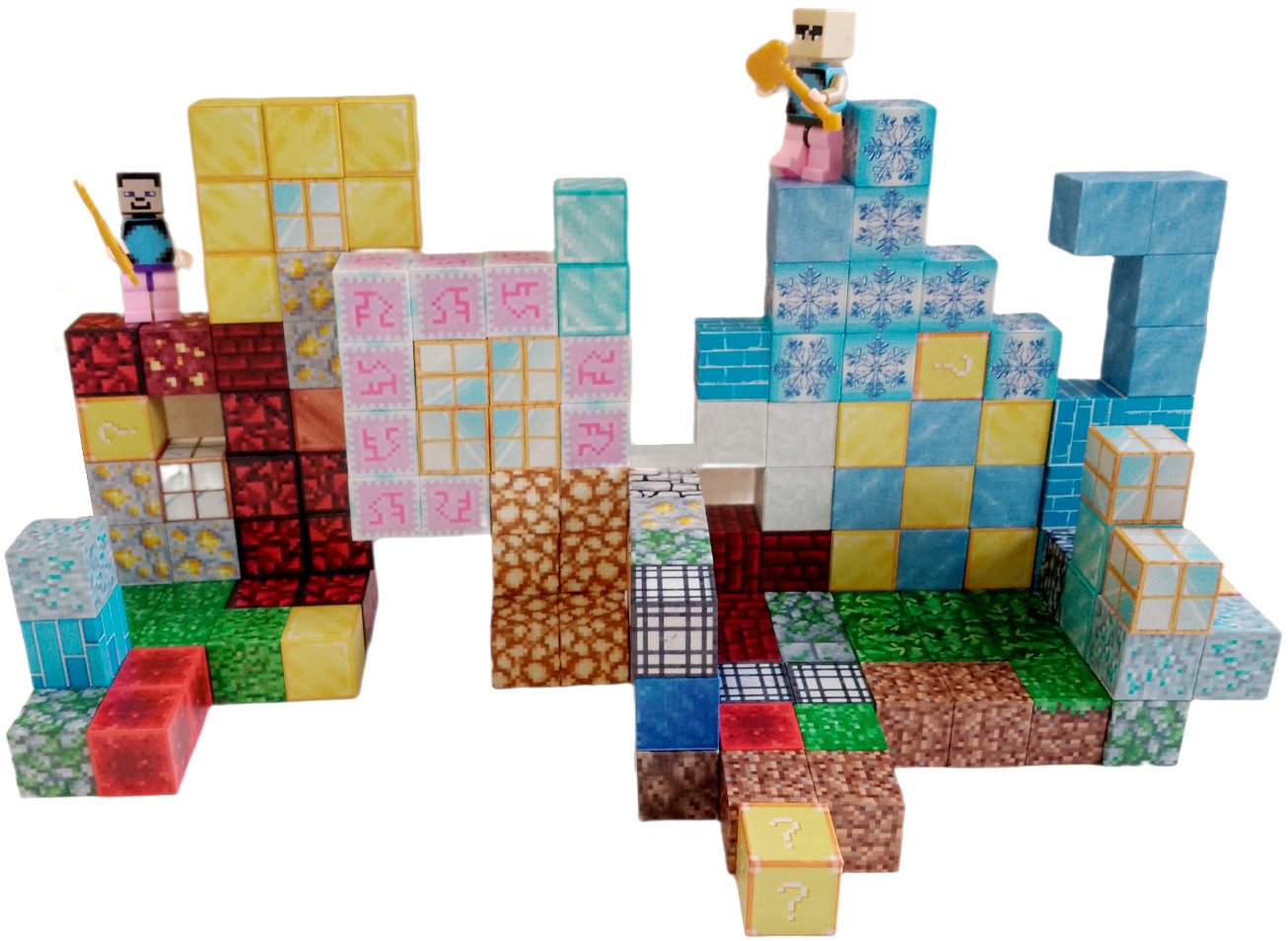Building Set Toybit Magnetic building set Minecraft Special blocks 152 pcs ...
