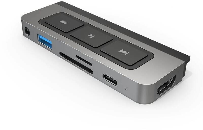 Docking Station HyperDrive Media 6in1 USB-C Hub for iPad Pro/Air, Silver ...