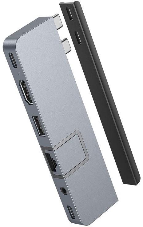 Dockingstation HyperDrive DUO PRO 7-in-2 USB-C Hub, grau ...