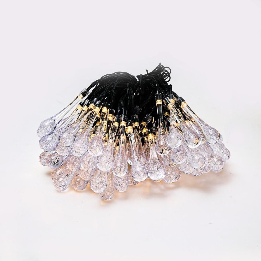 Lichterkette IMMAX DROP solar, 100x LED, 10 m, IP65, warmweiß ...