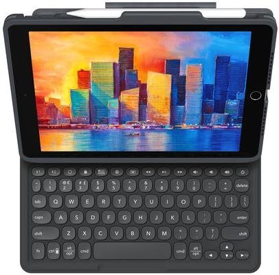 Tastatur ZAGG Pro Keys Tastatur für Apple iPad 10,2“- schwarz - tschechisch Screen