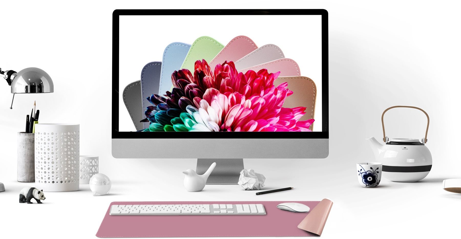 Mouse Pad MOSH Dual sided table mat purple/pink S ...