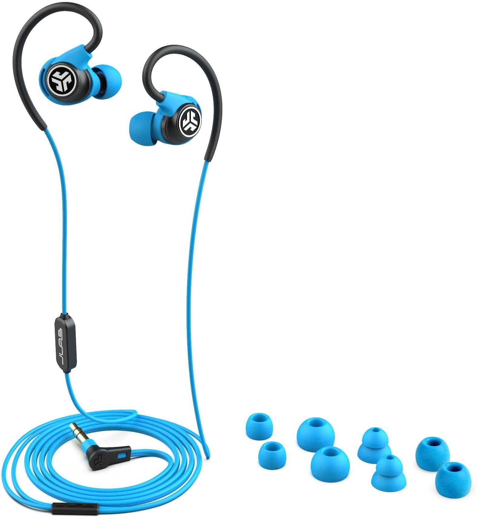 Fej-/fülhallgató JLAB Fit Sport 3 Wired Fitness Earbuds Black/Blue Tartozékok