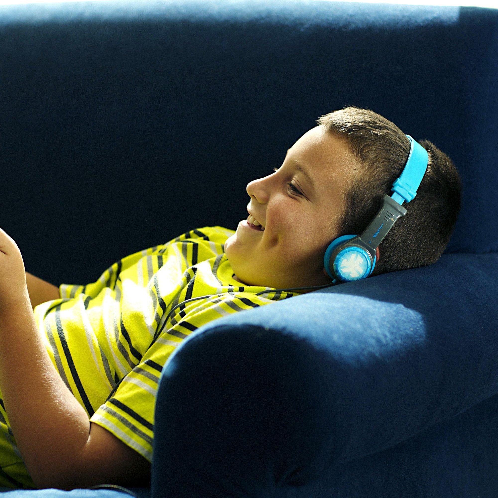 Slúchadlá JLAB JBuddies Folding Kids Headphones Blue/Grey Lifestyle