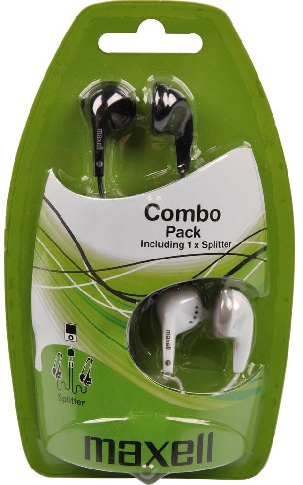 Headphones Maxell 303457 COMBO PACK EBC2 Packaging/box