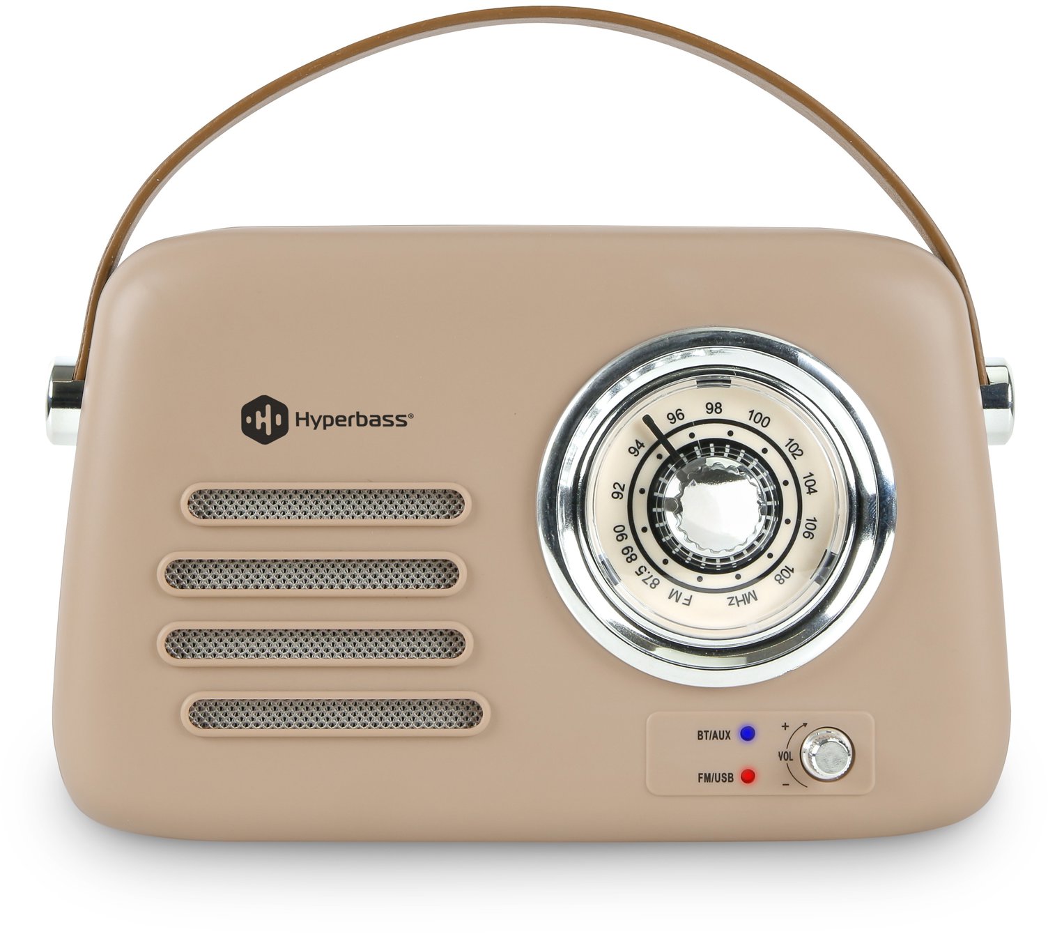 Radio CONNECT IT Hyperbass RetroBEAT Beige ...