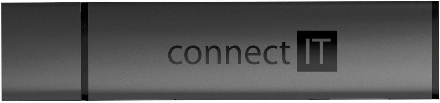 USB Hub CONNECT IT Compact 4in1, anthracite ...