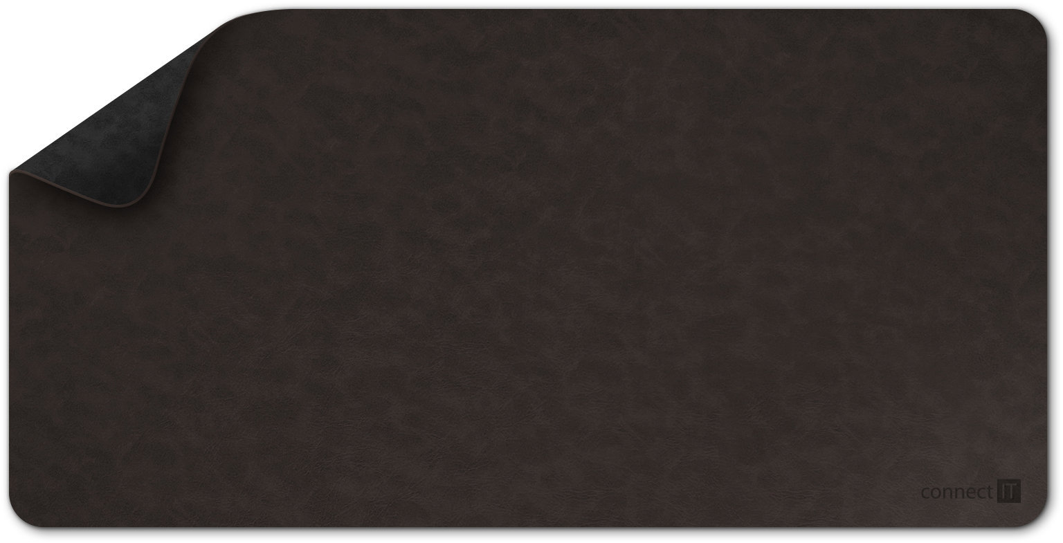 Mouse Pad CONNECT IT Doublecolour, black + dark brown ...