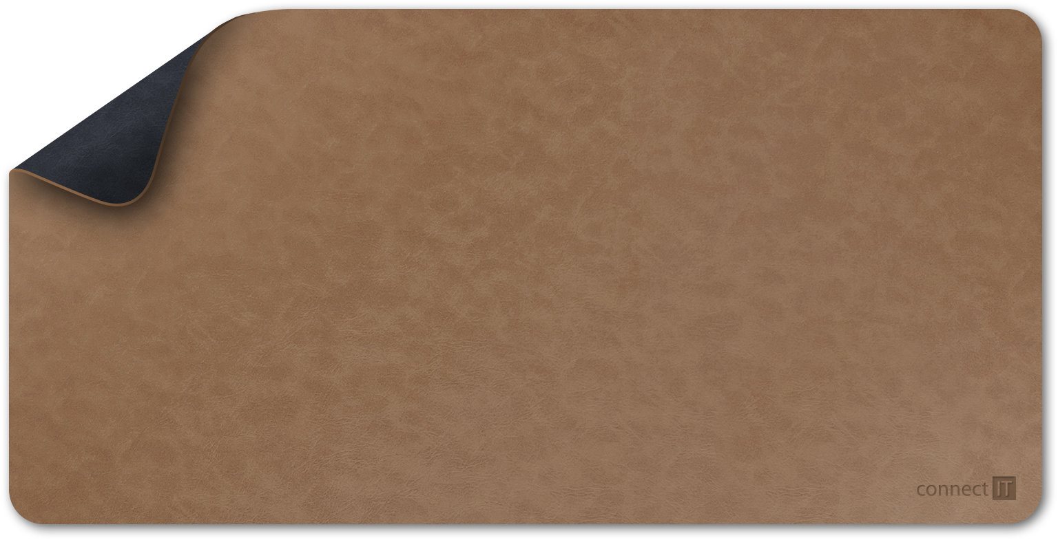 Mouse Pad CONNECT IT Doublecolour, blue + light brown ...