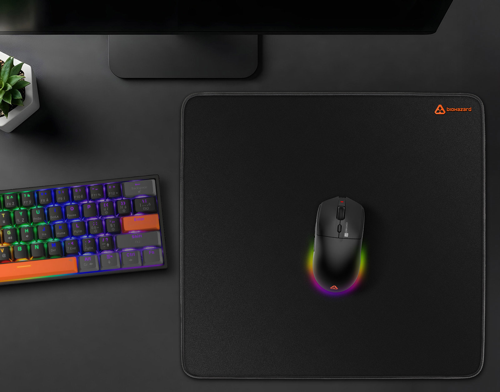 Mouse Pad CONNECT IT BIOHAZARD Strike, sized. M ...