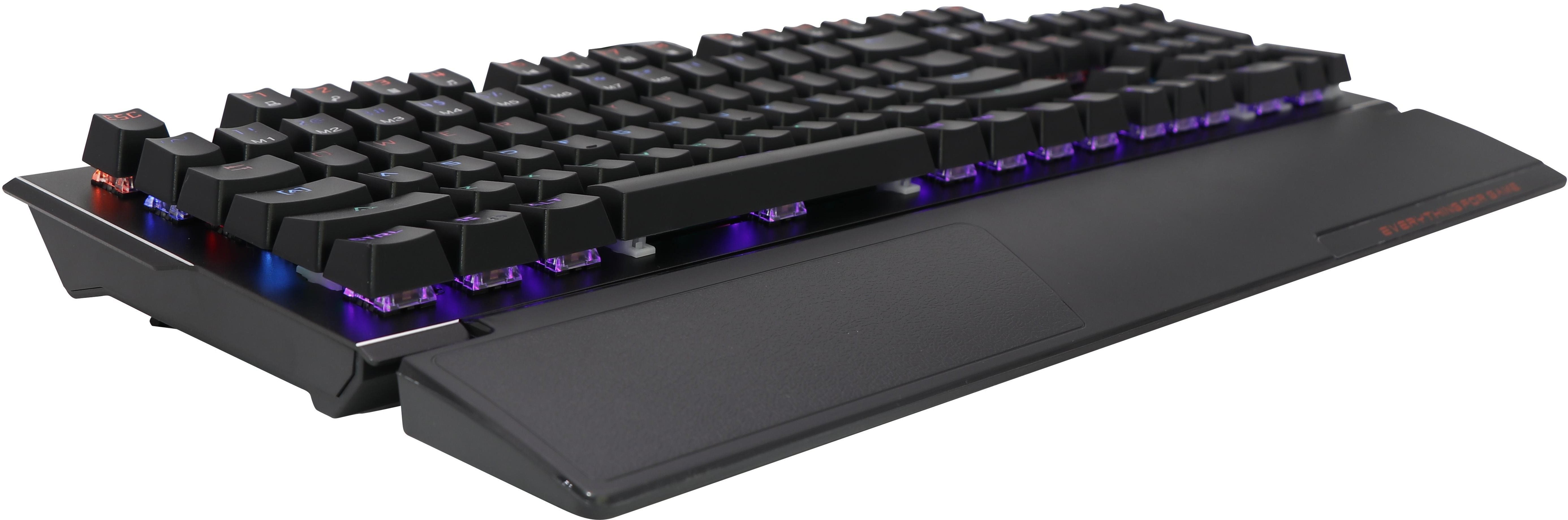 Gaming Keyboard JEDEL KL88 Mechanical, Gateron Blue Switch - US Lateral view
