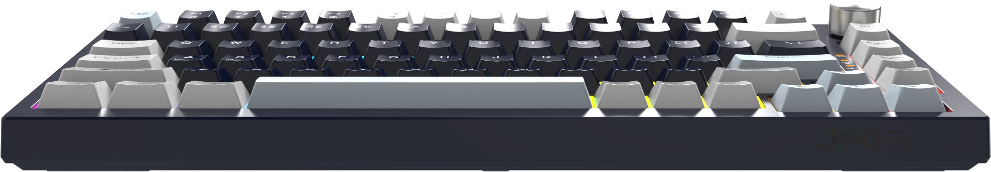 Gaming Keyboard JEDEL KL81 black/white/blue mix ...