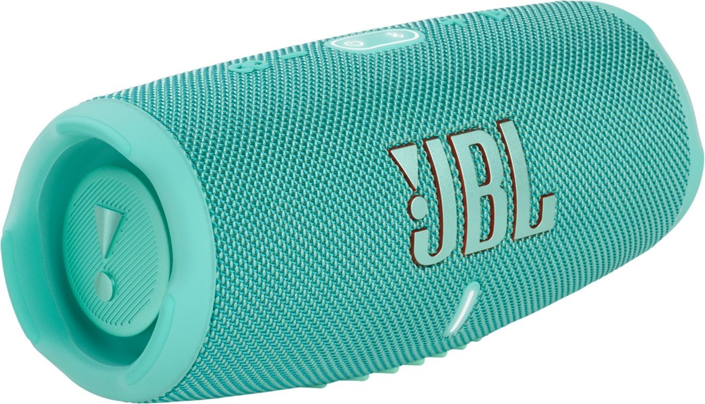 Bluetooth Speaker JBL Charge 5, Turquoise Lateral view