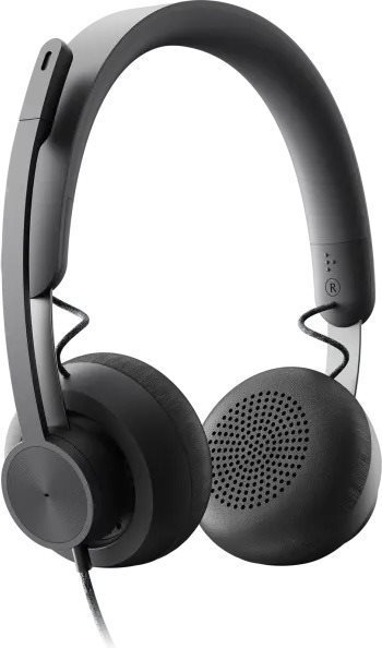 Headphones Logitech Zone Wired MS Teams Lateral view