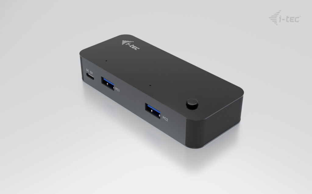 USB Hub i-tec Universal KVM HUB 2x USB-C + 2x USB-A 3.0 Port ...