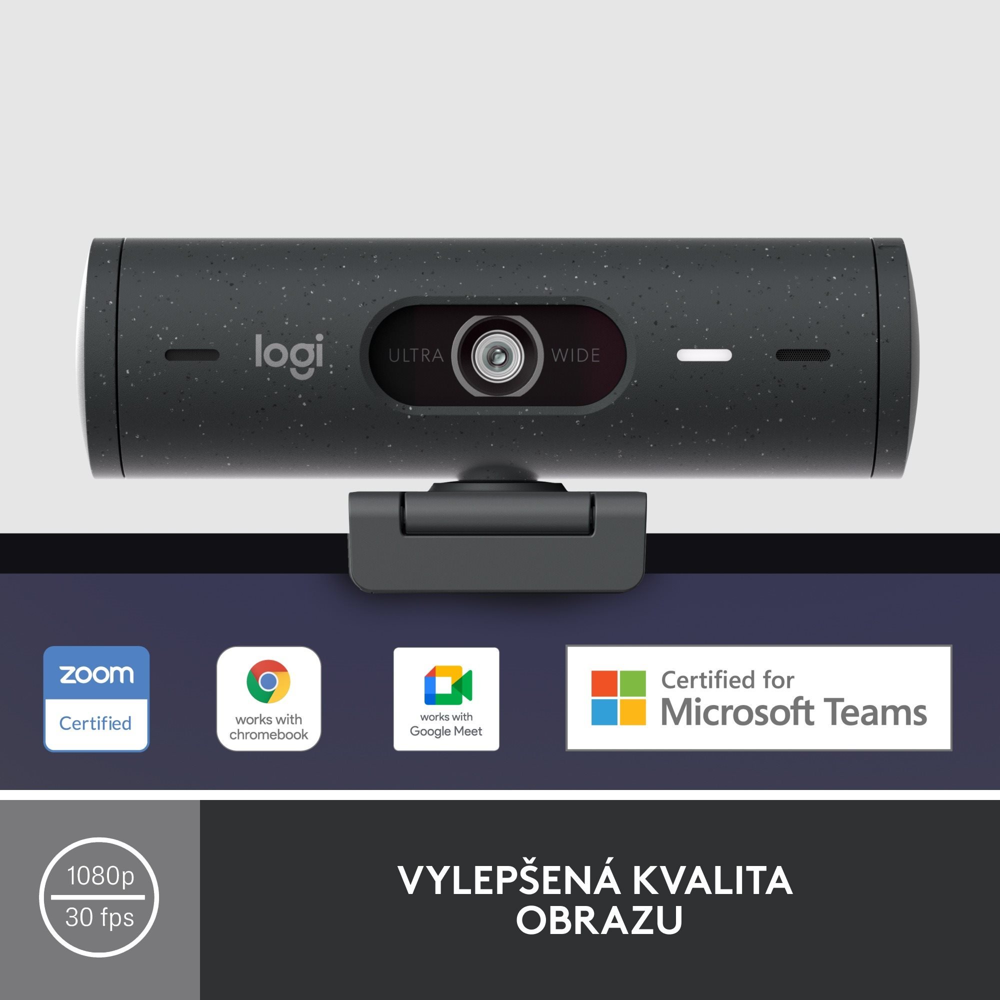 Webcam Logitech Brio 500 - Graphite ...