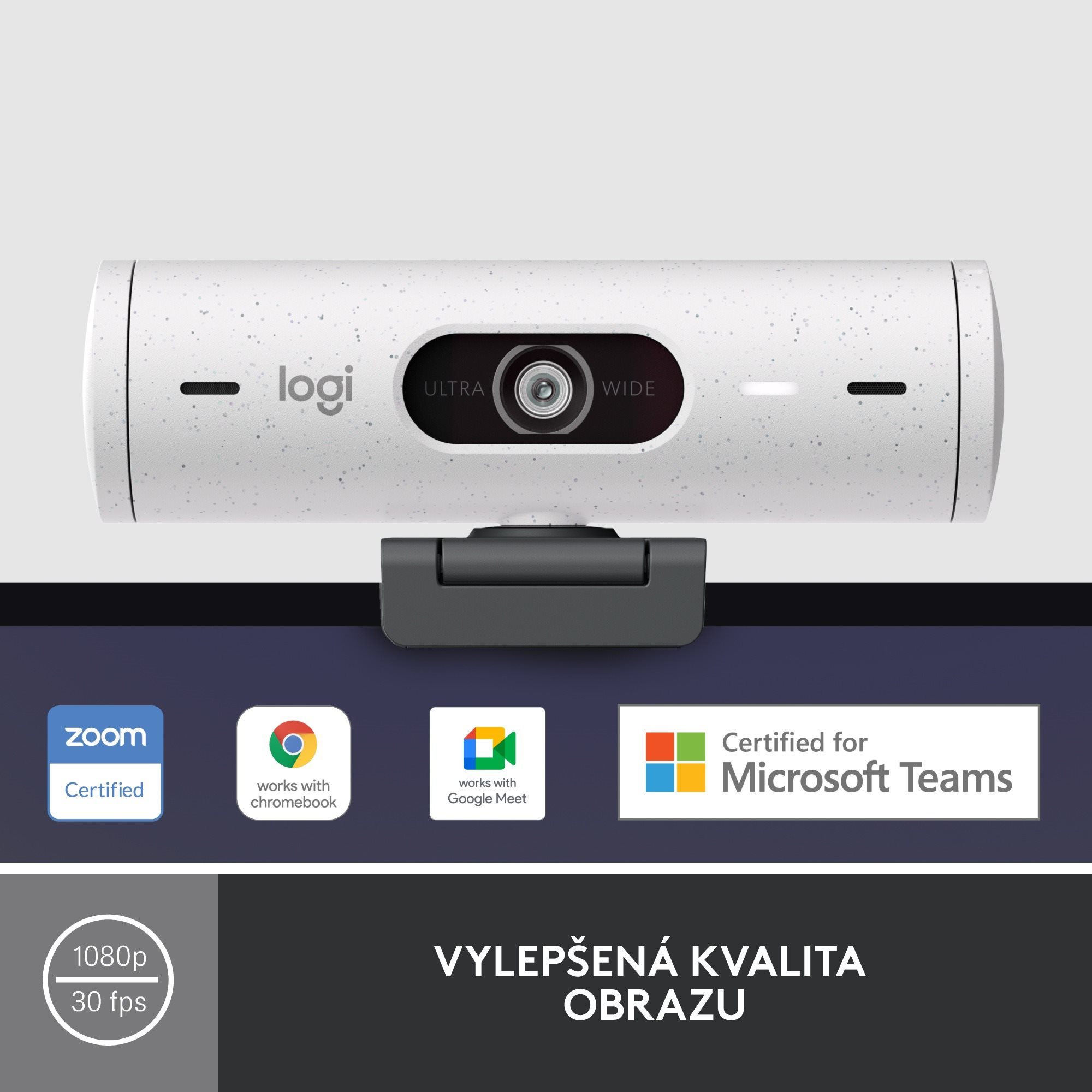 Webcam Logitech Brio 500 - Off White ...