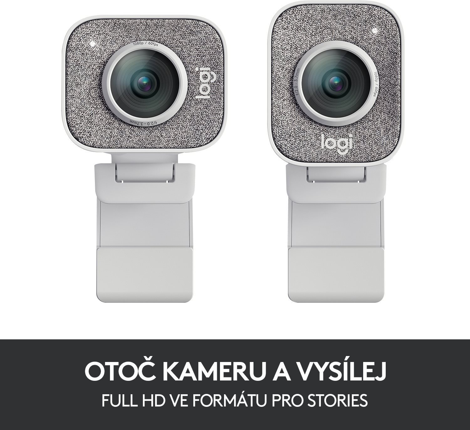 Webcam Logitech C980 StreamCam, White Lifestyle