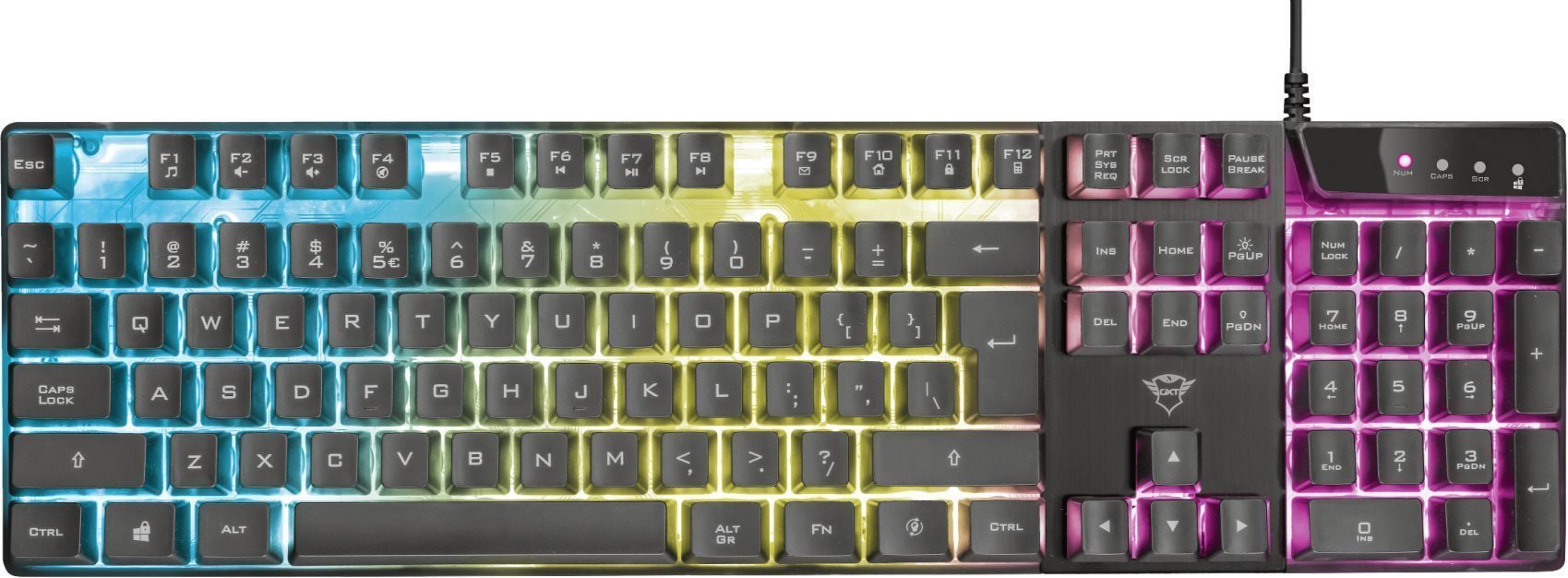 Gaming Keyboard Trust GXT835 AZOR Gaming Keyboard HU Screen