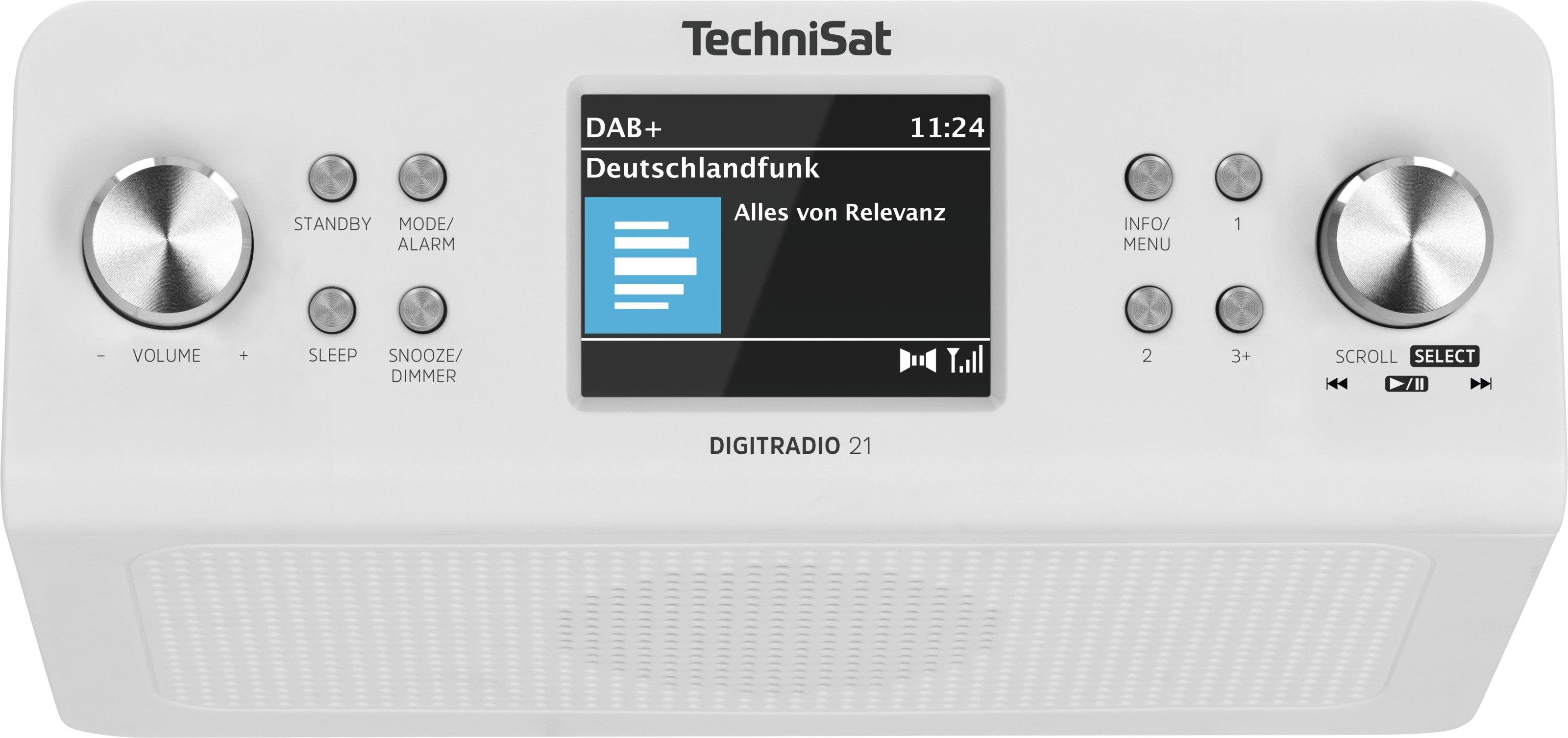 Radio TechniSat DIGITRADIO 21 white Screen