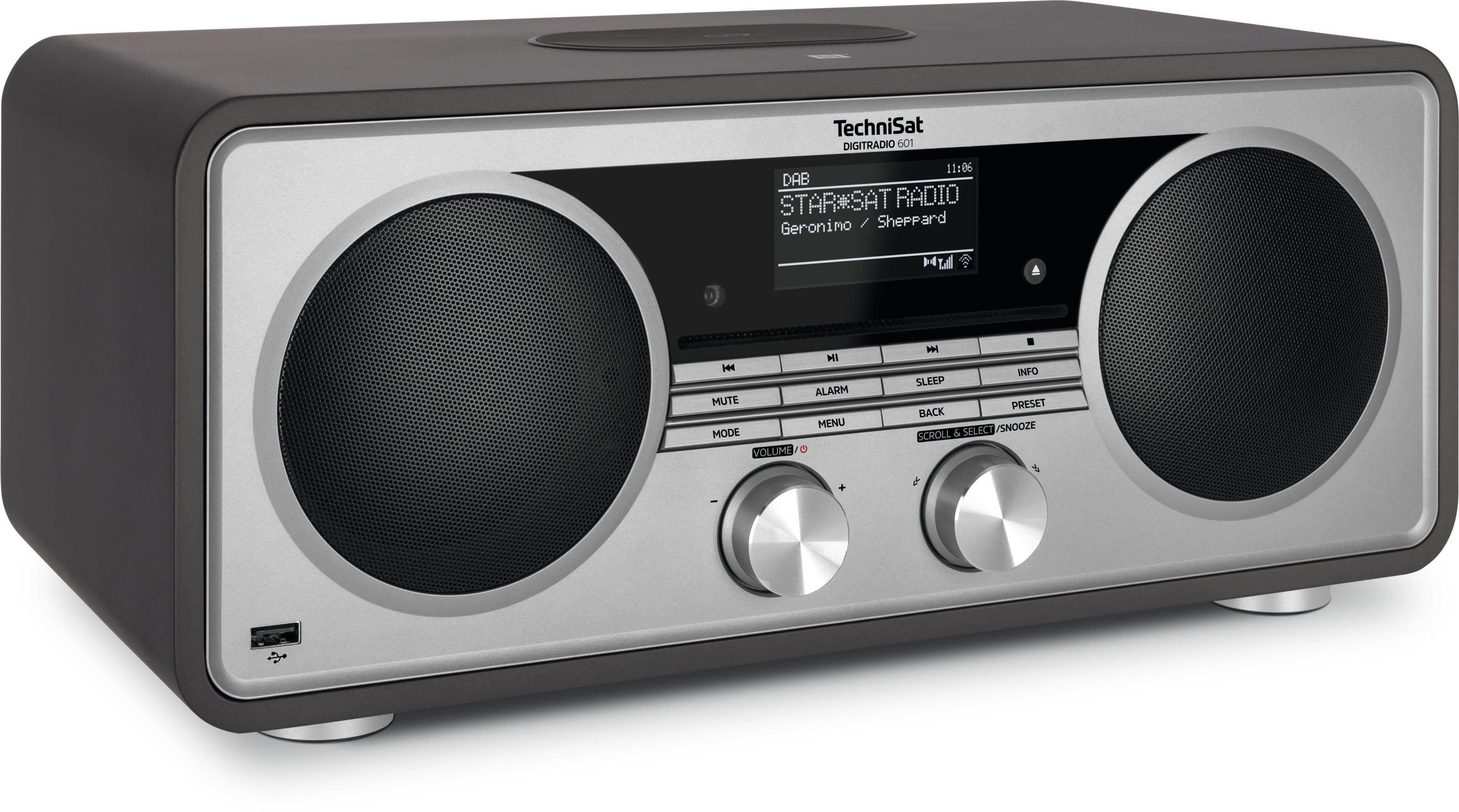 Radio TechniSat DIGITRADIO 601, Anthracite Lateral view