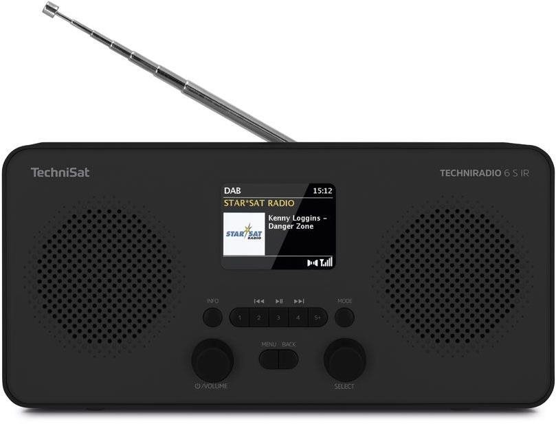 Radio TechniSat TECHNIRADIO 6 S IR Black Screen
