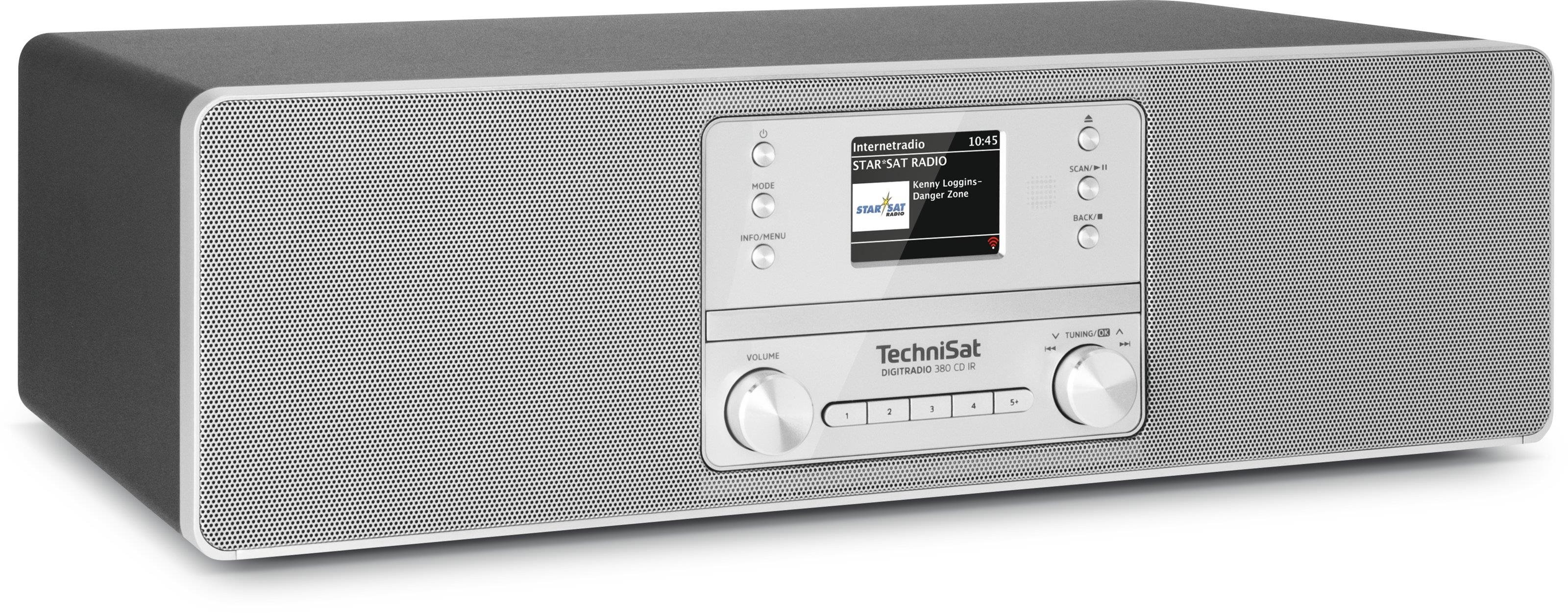 Radio TechniSat DIGITRADIO 380 CD IR, silver ...