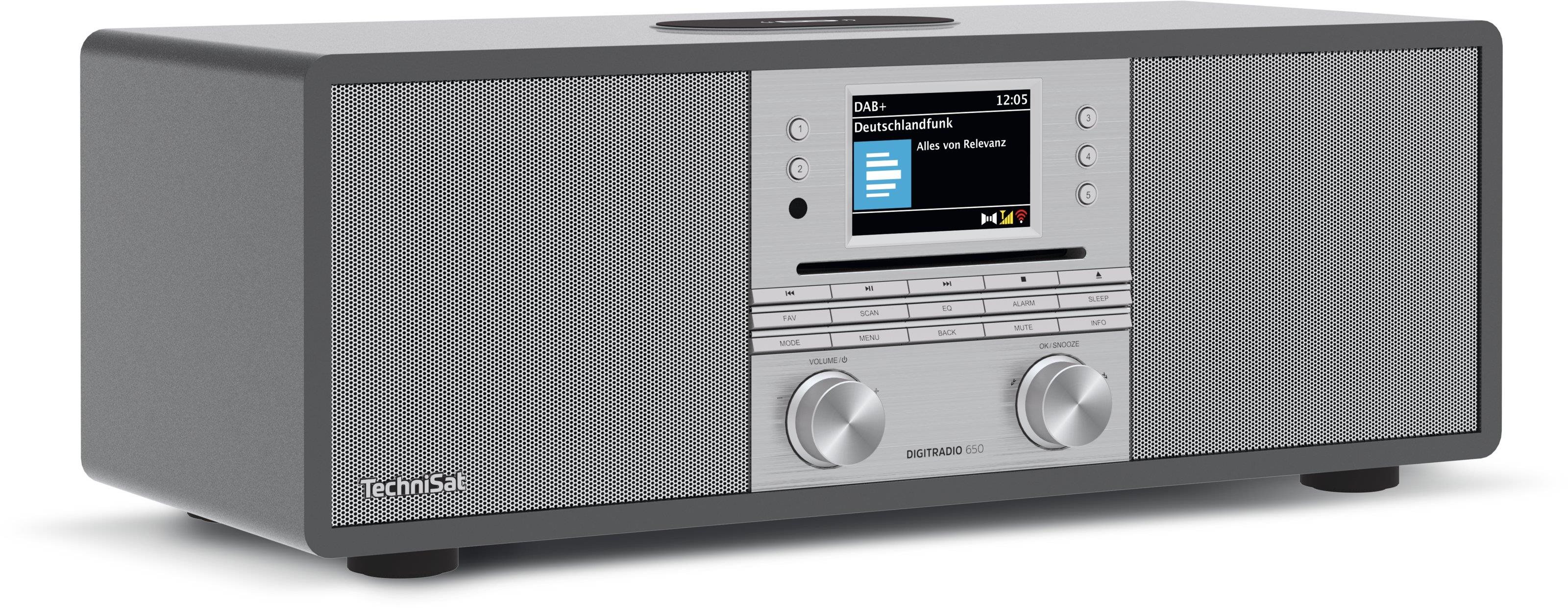 Radio TechniSat DIGITRADIO 650, anthrazite/silver ...