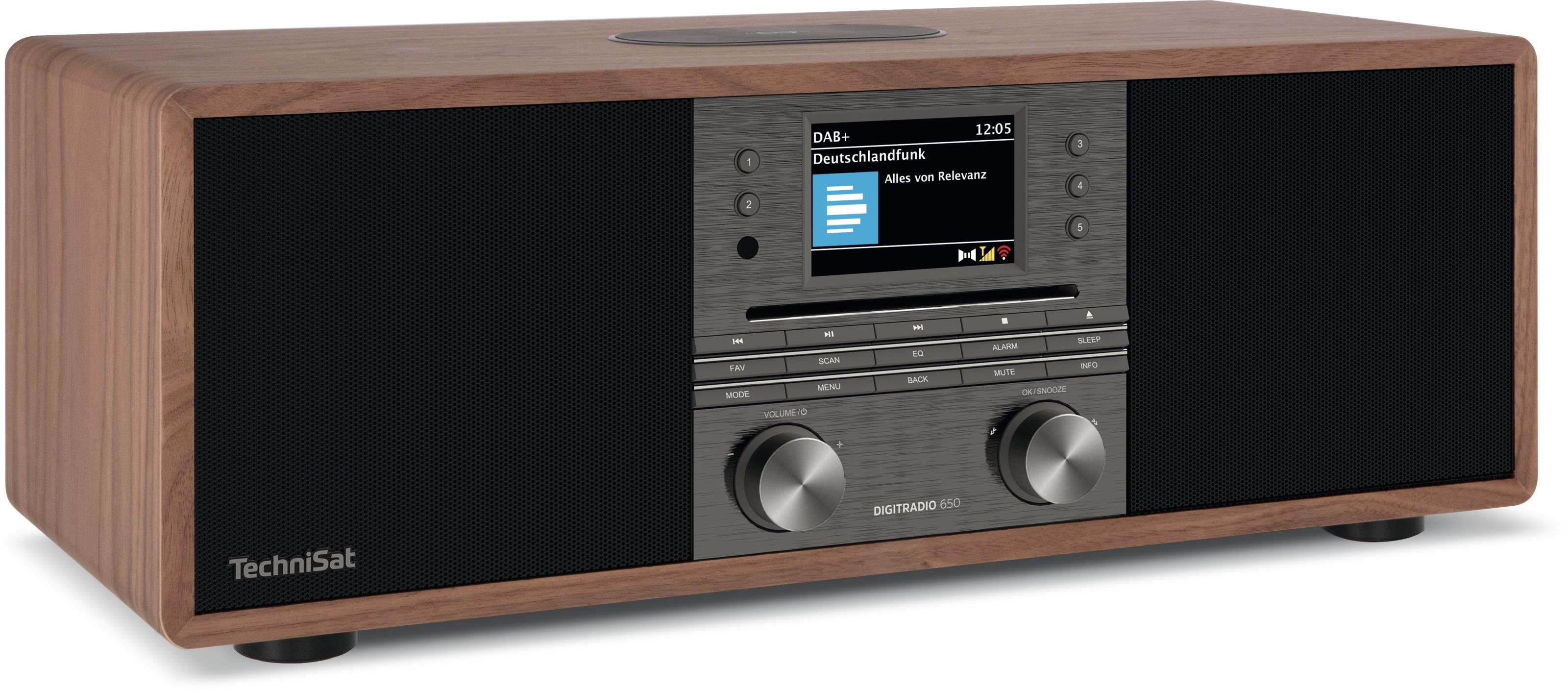 Radio TechniSat DIGITRADIO 650, wood/anthrazite ...