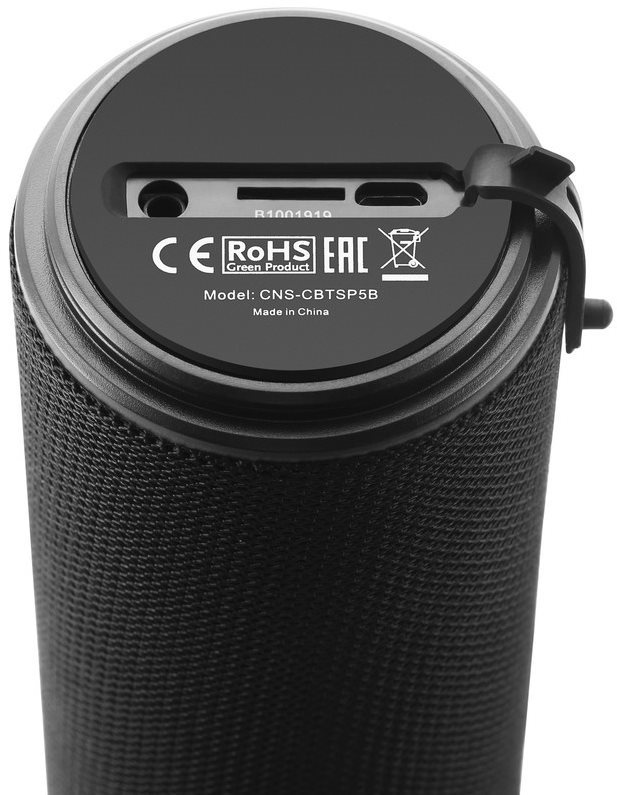 Bluetooth Speaker Canyon CNS-CBTSP5B Black Connectivity (ports)