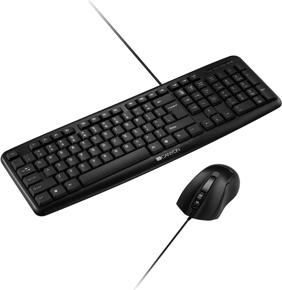 Keyboard and Mouse Set Canyon keyboard and Mouse Set CNE-CSET1-CZ ...