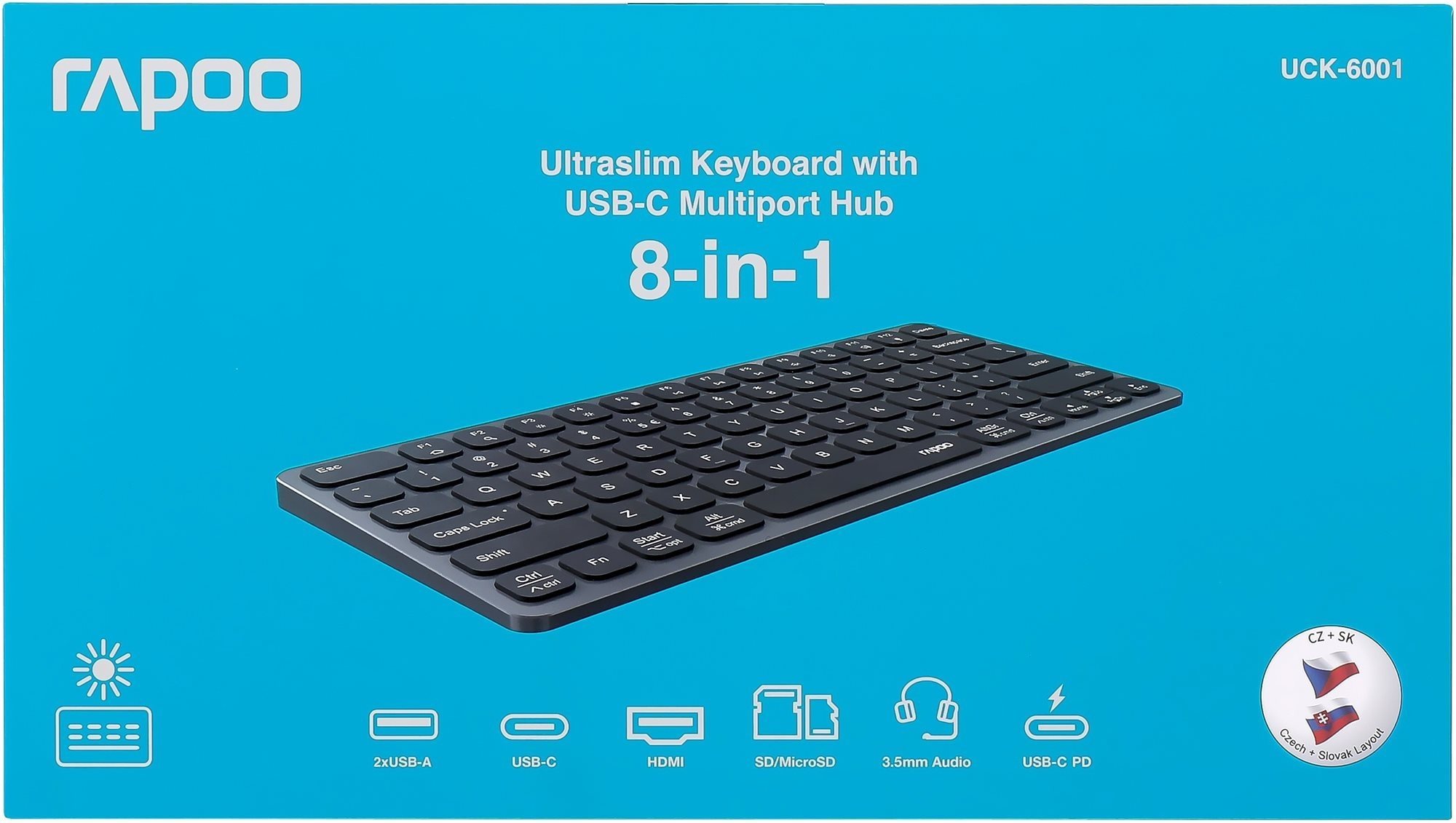 Keyboard Rapoo UCK-6001 port replicator with keyboard - EN/SK ...